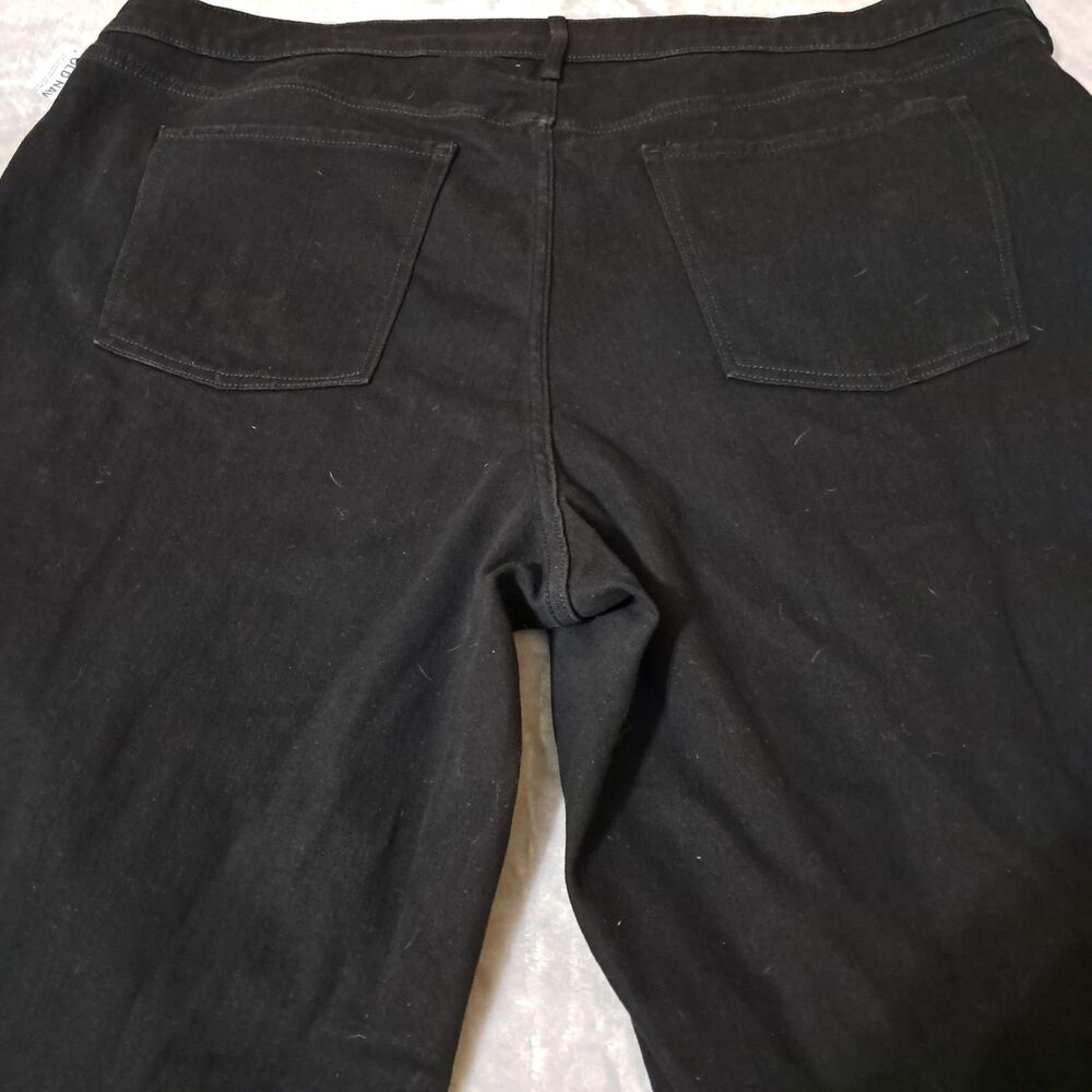 Old Navy Wow High Rise Womens Wide Leg Black Jeans Size 26 Short Denim New - Picture 10 of 15